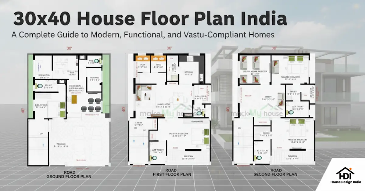 30x40 House Floor Plan India: A Complete Guide to Modern, Functional, and Vastu-Compliant Homes