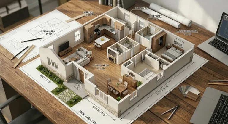 35x40 House Plan 3D: Complete Layout, Elevation & Planning Guide