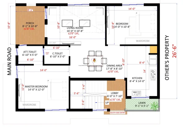 40x30 House Plans 2BHK & 3BHK Layouts with Modern Elevation